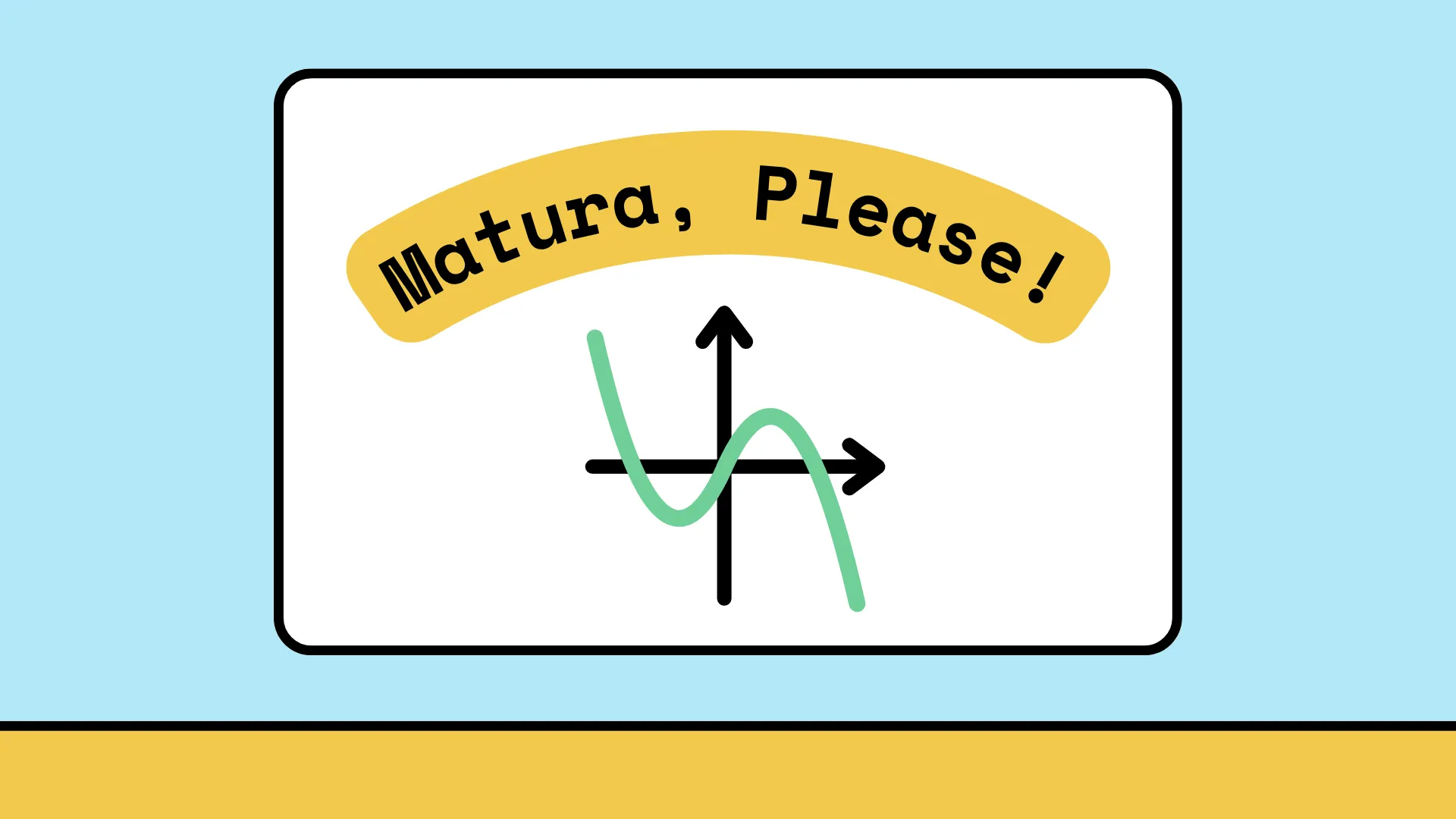 Matura Please educational game interface